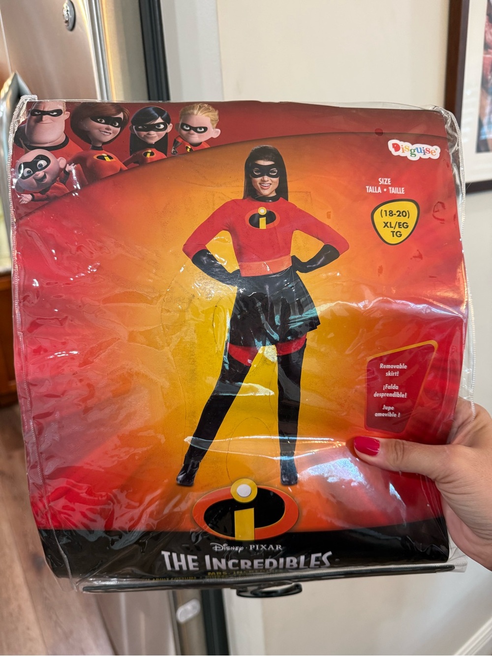 The Incredibles Women's Elastigirl Disney Costume - Red & Black XL